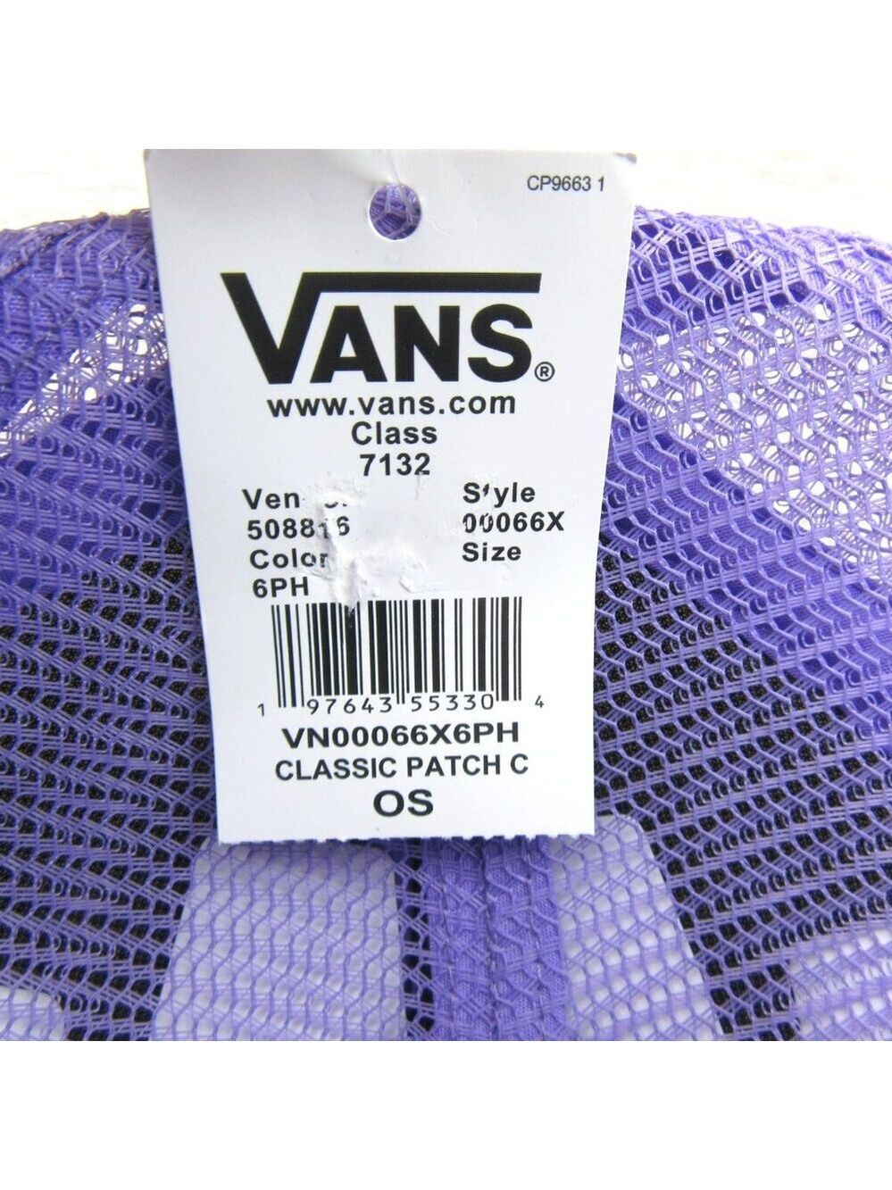 Vans Off The Wall Classic Patch Trucker Hat Snapback OS NEW - Picture 12 of 12